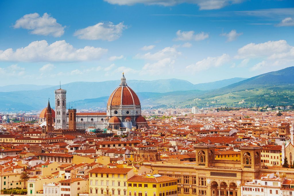 Walking Tour of Firenze, Italy